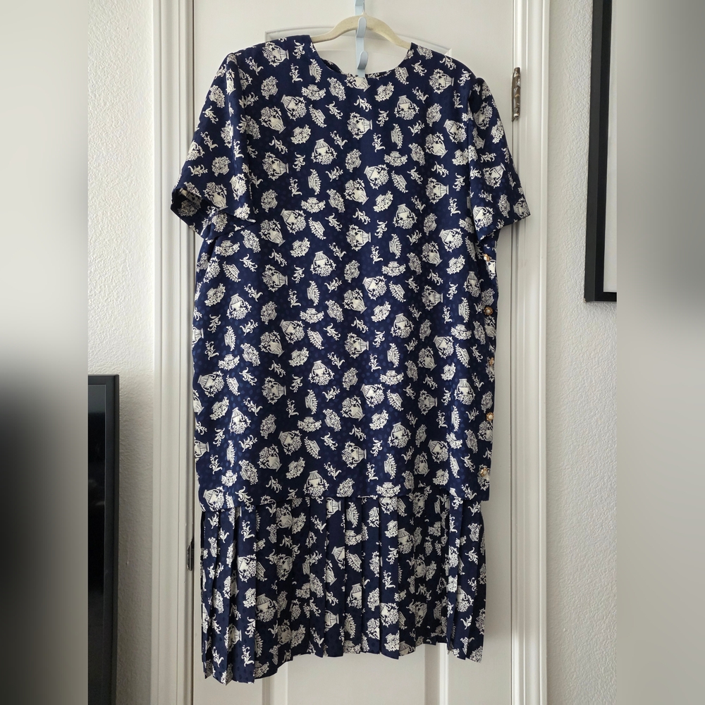 Vintage Leslie Fay Dresses  Lined Dress Size US18.